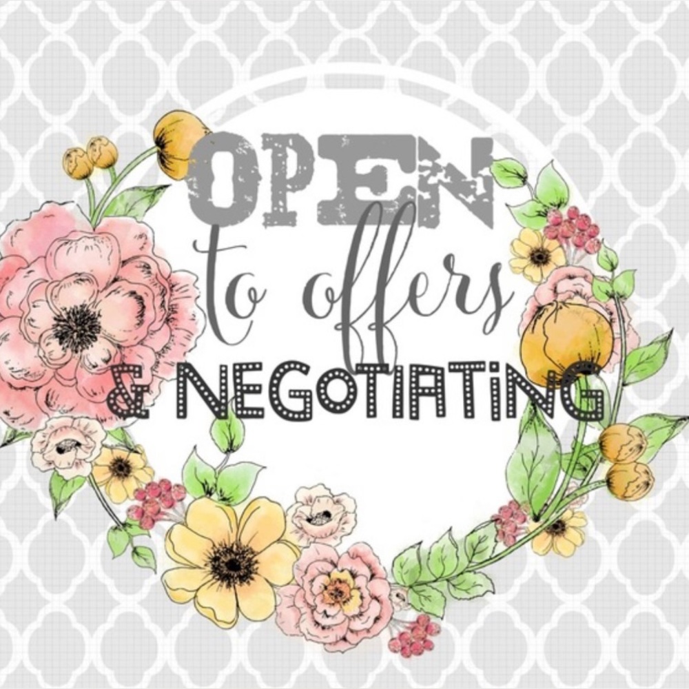 Please feel total freedom making offers & counteroffers!